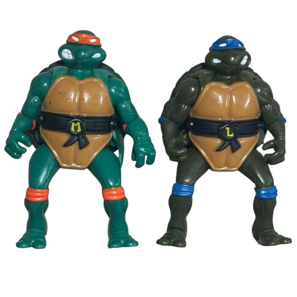 1992‎ Playmates Teenage Mutant Ninja Turtles Mutations Michelangelo & Leonardo